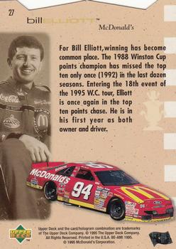 1995 SP - Die Cuts #27 Bill Elliott Back