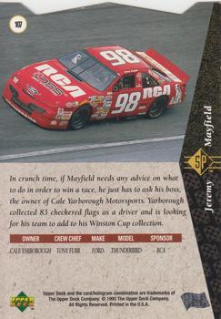 1995 SP - Die Cuts #107 Jeremy Mayfield's Car Back