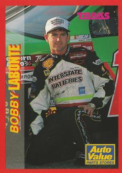 1995 Traks Auto Value #25 Bobby Labonte Front