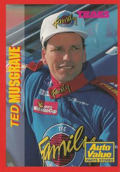 1995 Traks Auto Value #33 Ted Musgrave Front