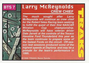 1995 Traks - Behind the Scenes First Run #BTS 7 Larry McReynolds Back