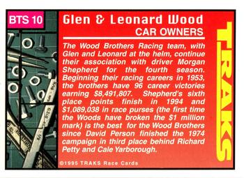1995 Traks - Behind the Scenes First Run #BTS 10 Glen Wood/Leonard Wood Back