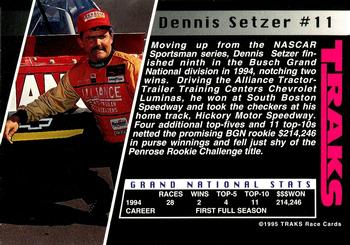 1995 Traks - First Run #11 Dennis Setzer Back