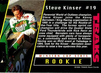 1995 Traks - First Run #19 Steve Kinser Back