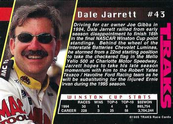1995 Traks - First Run #43 Dale Jarrett Back