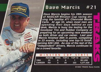1995 Traks - First Run #21 Dave Marcis Back