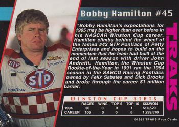 1995 Traks - First Run #45 Bobby Hamilton Back