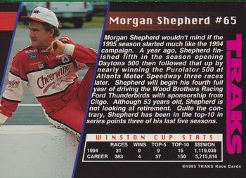 1995 Traks - First Run #65 Morgan Shepherd Back