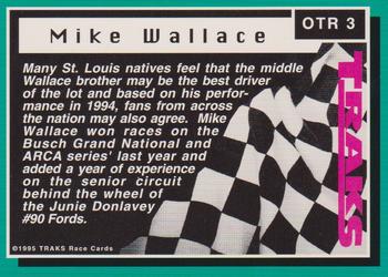 1995 Traks - On the Rise First Run #OTR 3 Mike Wallace Back