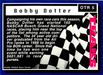 1995 Traks - On the Rise First Run #OTR 5 Bobby Dotter Back