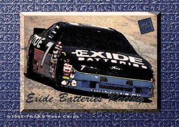 1995 Traks 5th Anniversary #45 Exide Racing Back