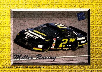 1995 Traks 5th Anniversary #52 Miller Racing Back
