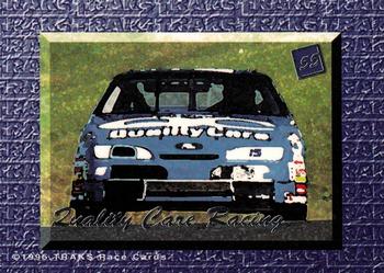 1995 Traks 5th Anniversary #55 Quality Care Racing Back