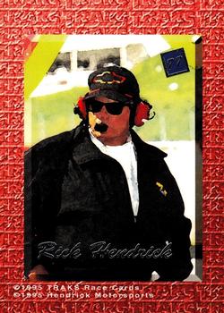 1995 Traks 5th Anniversary #77 Rick Hendrick Back