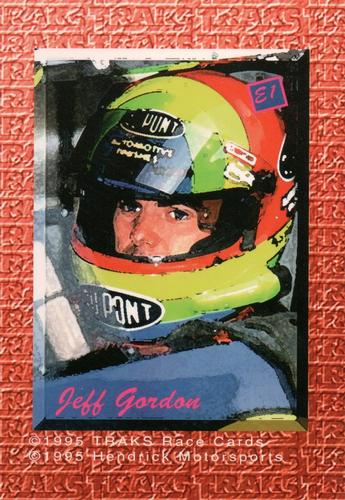 1995 Traks 5th Anniversary - Jumbos #E1 Jeff Gordon Back