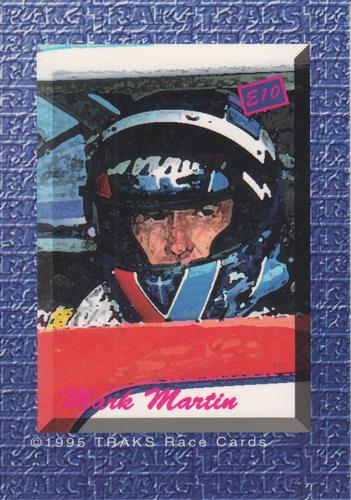 1995 Traks 5th Anniversary - Jumbos #E10 Mark Martin Back