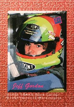 1995 Traks 5th Anniversary - Jumbos Gold #E1 Jeff Gordon Back