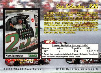 1995 Traks 5th Anniversary - Retrospective #R10 Ken Schrader Back