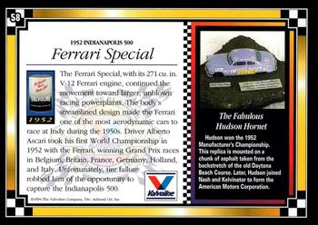1995 Traks Valvoline #58 Alberto Ascari's Car Back