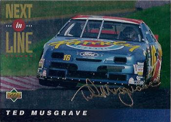 1995 Upper Deck - Gold Signature / Electric Gold #118 Ted Musgrave Front