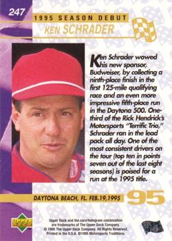 1995 Upper Deck - Gold Signature / Electric Gold #247 Ken Schrader Back