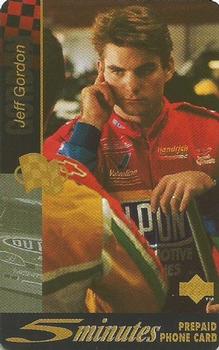 1995 Upper Deck Jeff Gordon Phone Cards #NNO Jeff Gordon Front