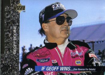 1995 Upper Deck - Predictors: Race Winners Exchange #P6 Geoff Bodine Front