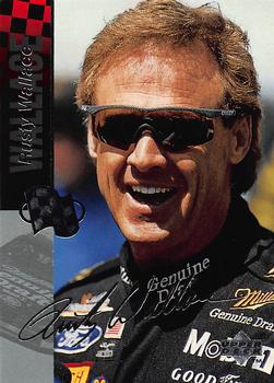 1995 Upper Deck - Silver Signature / Electric Silver #1 Rusty Wallace Front