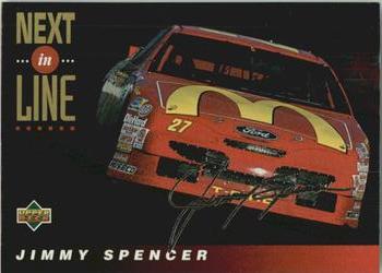 1995 Upper Deck - Silver Signature / Electric Silver #123 Jimmy Spencer Front