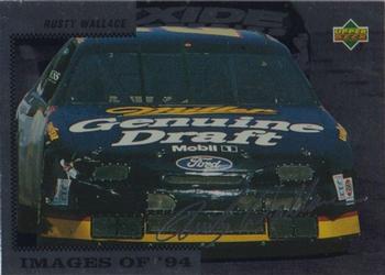 1995 Upper Deck - Silver Signature / Electric Silver #137 Rusty Wallace Front