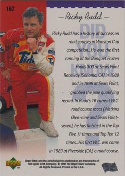 1995 Upper Deck - Silver Signature / Electric Silver #167 Ricky Rudd Back