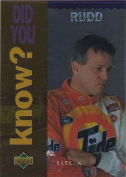 1995 Upper Deck - Silver Signature / Electric Silver #167 Ricky Rudd Front