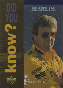 1995 Upper Deck - Silver Signature / Electric Silver #169 Sterling Marlin Front