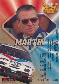 1995 Wheels Crown Jewels - Diamond #03 Mark Martin Back