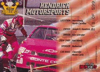 1995 Wheels Crown Jewels - Diamond #41 Hendrick Motorsports Back