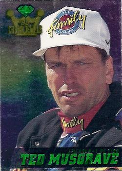 1995 Wheels Crown Jewels - Emerald #18 Ted Musgrave Front