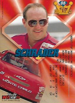 1995 Wheels Crown Jewels - Sapphire #08 Ken Schrader Back