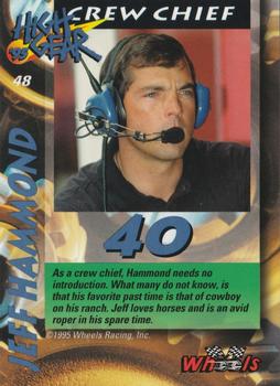1995 Wheels High Gear - Day One #48 Jeff Hammond Back