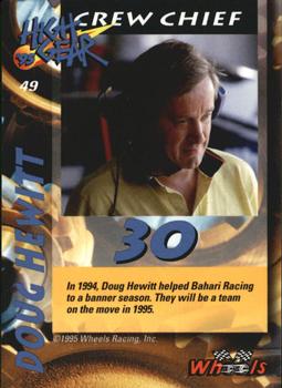 1995 Wheels High Gear - Day One #49 Doug Hewitt Back