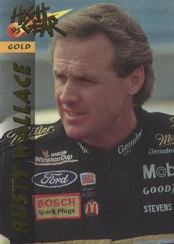 1995 Wheels High Gear - Gold #2 Rusty Wallace Front