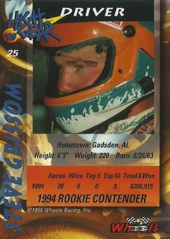 1995 Wheels High Gear - Gold #25 Steve Grissom Back