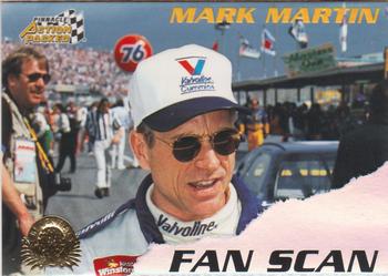 1996 Action Packed Credentials - Fan Scan #3 Mark Martin Front