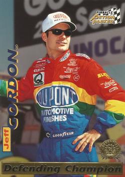 1996 Action Packed Credentials - Box Topper Jumbos #2 Jeff Gordon Front