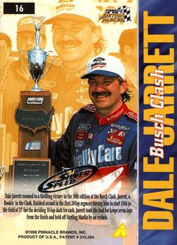 1996 Action Packed Credentials - Silver Speed #16 Dale Jarrett Back