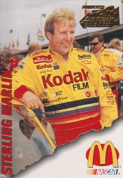 1996 Action Packed McDonald's #4 Sterling Marlin Front