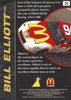 1996 Action Packed McDonald's #24 Bill Elliott Back