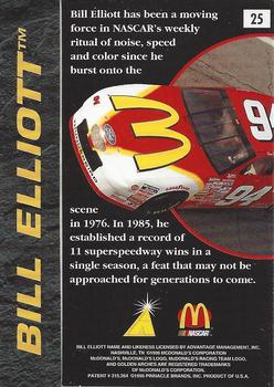 1996 Action Packed McDonald's #25 Bill Elliott Back