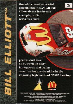 1996 Action Packed McDonald's #27 Bill Elliott Back