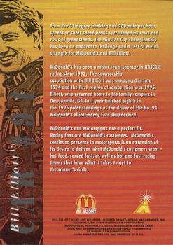 1996 Action Packed McDonald's #NNO Bill Elliott Back