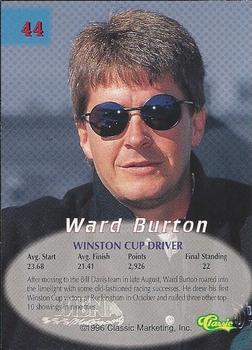 1996 Classic #44 Ward Burton Back